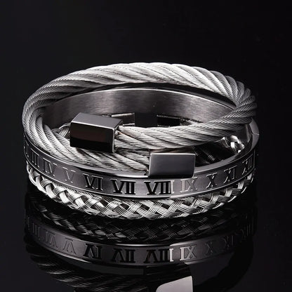 "Forge" Stainless Steel Bracelet for Men