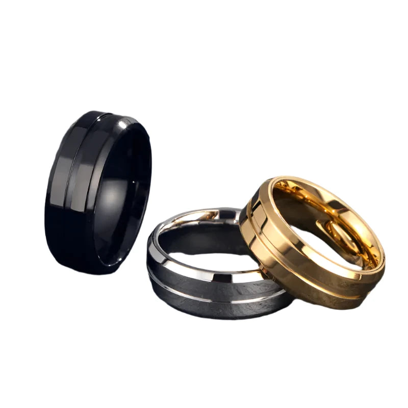 Electroplating Ring Men Wedding Band