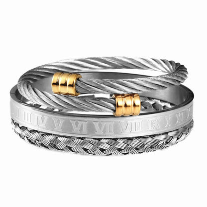 "Forge" Stainless Steel Bracelet for Men